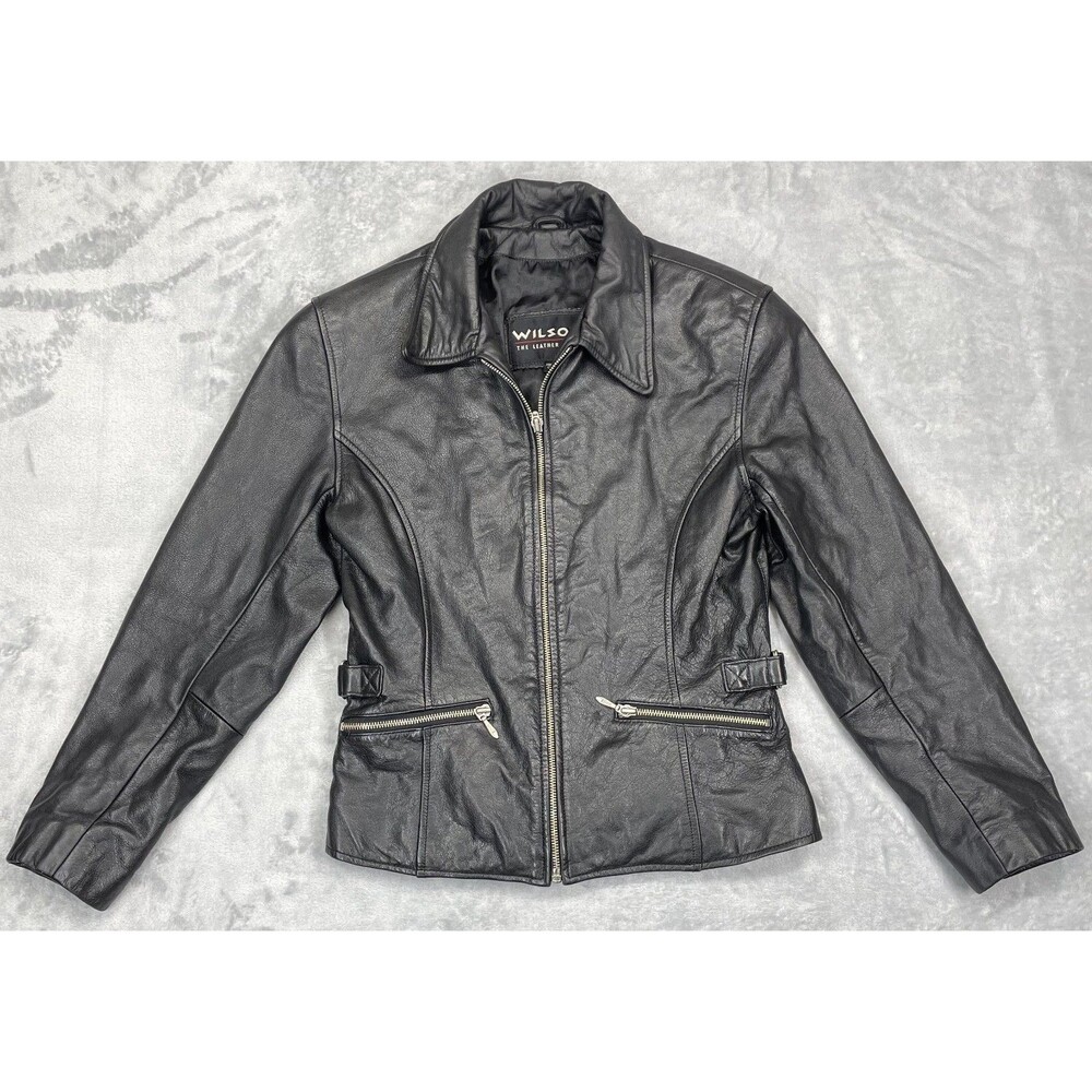Wilsons Motorcycle Biker Women's XS Maxima Leather Jacket